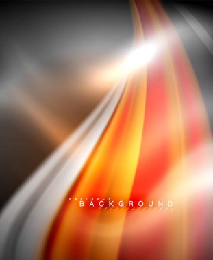 Neon holografik sıvı renkli dalga web, duvar kağıdı, desen, doku ve arka plan için