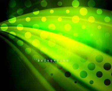 Neon holografik sıvı renkli dalga web, duvar kağıdı, desen, doku ve arka plan için