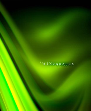 Neon holografik sıvı renkli dalga web, duvar kağıdı, desen, doku ve arka plan için