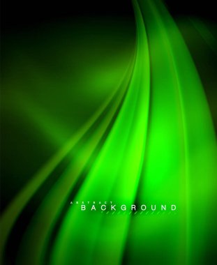 Neon holografik sıvı renkli dalga web, duvar kağıdı, desen, doku ve arka plan için