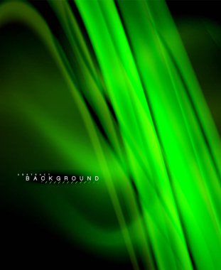 Neon holografik sıvı renkli dalga web, duvar kağıdı, desen, doku ve arka plan için