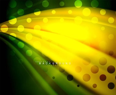 Neon holografik sıvı renkli dalga web, duvar kağıdı, desen, doku ve arka plan için