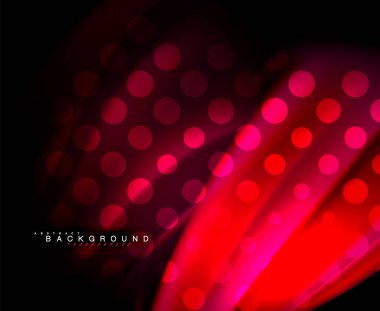 Neon holografik sıvı renkli dalga web, duvar kağıdı, desen, doku ve arka plan için