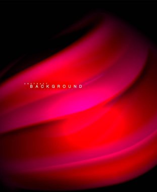 Neon holografik sıvı renkli dalga web, duvar kağıdı, desen, doku ve arka plan için