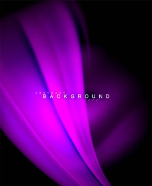 Neon holografik sıvı renkli dalga web, duvar kağıdı, desen, doku ve arka plan için