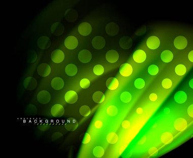 Neon holografik sıvı renkli dalga web, duvar kağıdı, desen, doku ve arka plan için