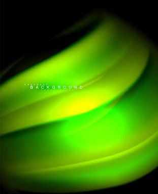 Neon holografik sıvı renkli dalga web, duvar kağıdı, desen, doku ve arka plan için