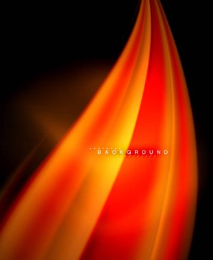 Neon holografik sıvı renkli dalga web, duvar kağıdı, desen, doku ve arka plan için