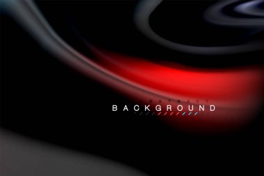 Sıvı sıvı renkler tasarım, renkli mermer veya plastik dalgalı doku arka plan, siyah, iş veya teknoloji sunu veya web broşür için parlak renkli öğeleri kapak tasarımı, duvar kağıdı