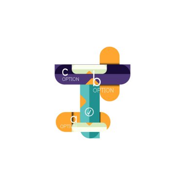 Özet satırları geometrik Infographic layoutabstract satırları geometrik Infographic düzeni, veri görselleştirme tasarım, seçeneği adım adım programı, web kutusu