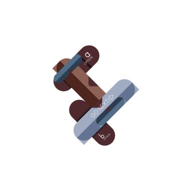 Özet satırları geometrik Infographic layoutabstract satırları geometrik Infographic düzeni, veri görselleştirme tasarım, seçeneği adım adım programı, web kutusu