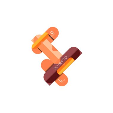 Özet satırları geometrik Infographic layoutabstract satırları geometrik Infographic düzeni, veri görselleştirme tasarım, seçeneği adım adım programı, web kutusu