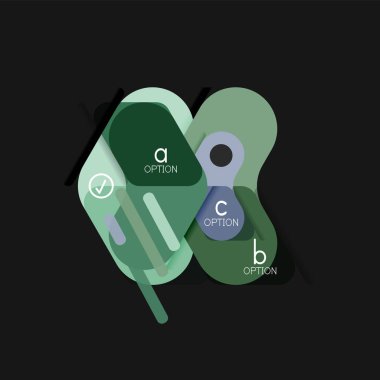 Düz tasarım geometrik infographics, ok şekli vektör etiket veya etiket, Fiyat etiketleri, promosyon rozet, simgesi tasarım, kağıt tarzı düzeni verileri grafik görselleştirme adım adım süreci için için teklif