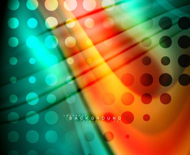 Neon holografik sıvı renkli dalga web, duvar kağıdı, desen, doku ve arka plan için