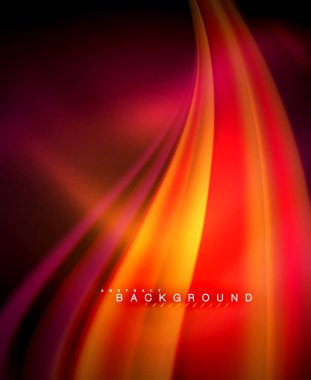 Neon holografik sıvı renkli dalga web, duvar kağıdı, desen, doku ve arka plan için