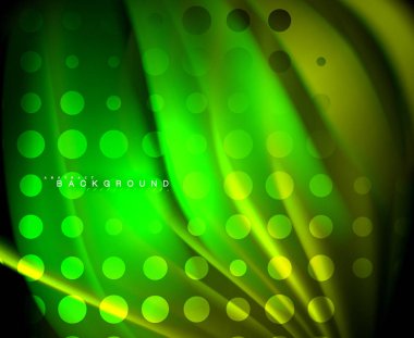 Neon holografik sıvı renkli dalga web, duvar kağıdı, desen, doku ve arka plan için