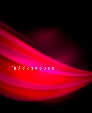 Neon holografik sıvı renkli dalga web, duvar kağıdı, desen, doku ve arka plan için