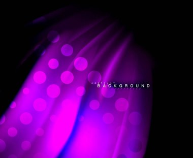 Neon holografik sıvı renkli dalga web, duvar kağıdı, desen, doku ve arka plan için