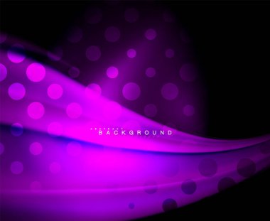 Neon holografik sıvı renkli dalga web, duvar kağıdı, desen, doku ve arka plan için