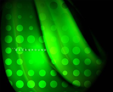 Neon holografik sıvı renkli dalga web, duvar kağıdı, desen, doku ve arka plan için