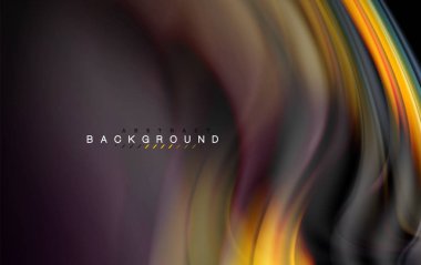 Sıvı sıvı renkler tasarım, renkli mermer veya plastik dalgalı doku arka plan, siyah, iş veya teknoloji sunu veya web broşür için parlak renkli öğeleri kapak tasarımı, duvar kağıdı