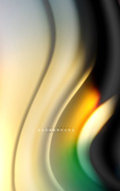 Sıvı sıvı renkler tasarım, renkli mermer veya plastik dalgalı doku arka plan, siyah, iş veya teknoloji sunu veya web broşür için parlak renkli öğeleri kapak tasarımı, duvar kağıdı