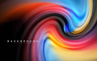 Sıvı sıvı renkler tasarım, renkli mermer veya plastik dalgalı doku arka plan, siyah, iş veya teknoloji sunu veya web broşür için parlak renkli öğeleri kapak tasarımı, duvar kağıdı