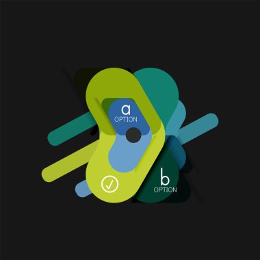 Düz tasarım geometrik infographics, ok şekli vektör etiket veya etiket, Fiyat etiketleri, promosyon rozet, simgesi tasarım, kağıt tarzı düzeni verileri grafik görselleştirme adım adım süreci için için teklif