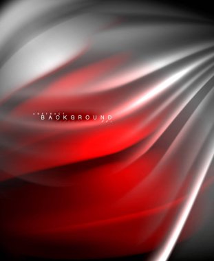 Neon holografik sıvı renkli dalga web, duvar kağıdı, desen, doku ve arka plan için