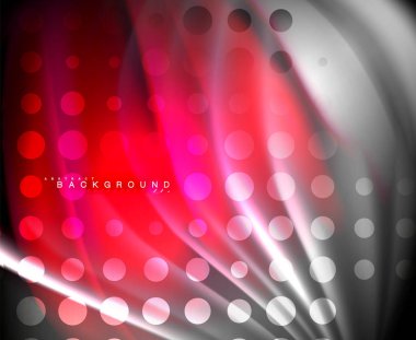 Neon holografik sıvı renkli dalga web, duvar kağıdı, desen, doku ve arka plan için