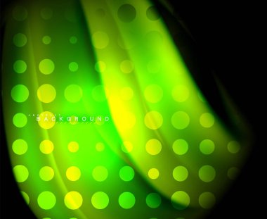 Neon holografik sıvı renkli dalga web, duvar kağıdı, desen, doku ve arka plan için