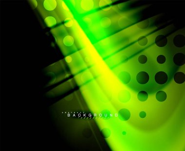 Neon holografik sıvı renkli dalga web, duvar kağıdı, desen, doku ve arka plan için