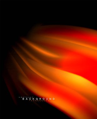 Neon holografik sıvı renkli dalga web, duvar kağıdı, desen, doku ve arka plan için