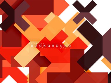 Çok renkli soyut geometrik şekiller, geometri arka plan web afiş için