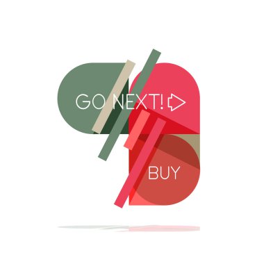 En az daire temiz soyut seçeneği adım Infographic tasarım öğesi, geometrik şekiller - Tur kareler, daireler ve satırları düzeni ile örnek metin