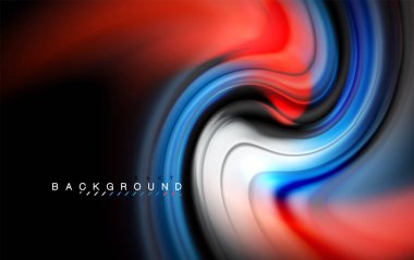 Sıvı sıvı renkler tasarım, renkli mermer veya plastik dalgalı doku arka plan, siyah, iş veya teknoloji sunu veya web broşür için parlak renkli öğeleri kapak tasarımı, duvar kağıdı