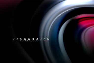 Sıvı sıvı renkler tasarım, renkli mermer veya plastik dalgalı doku arka plan, siyah, iş veya teknoloji sunu veya web broşür için parlak renkli öğeleri kapak tasarımı, duvar kağıdı