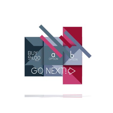 Kare seçeneğinin Infographic afiş. Bilgi ve veri görselleştirme, geometrik tasarım