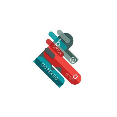 Özet satırları geometrik Infographic layoutabstract satırları geometrik Infographic düzeni, veri görselleştirme tasarım, seçeneği adım adım programı, web kutusu