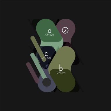 Düz tasarım geometrik infographics, ok şekli vektör etiket veya etiket, Fiyat etiketleri, promosyon rozet, simgesi tasarım, kağıt tarzı düzeni verileri grafik görselleştirme adım adım süreci için için teklif