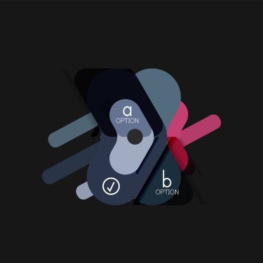 Düz tasarım geometrik infographics, ok şekli vektör etiket veya etiket, Fiyat etiketleri, promosyon rozet, simgesi tasarım, kağıt tarzı düzeni verileri grafik görselleştirme adım adım süreci için için teklif