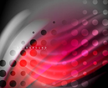 Neon holografik sıvı renkli dalga web, duvar kağıdı, desen, doku ve arka plan için