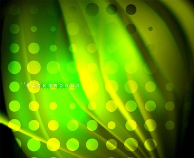 Neon holografik sıvı renkli dalga web, duvar kağıdı, desen, doku ve arka plan için