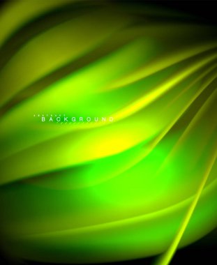 Neon holografik sıvı renkli dalga web, duvar kağıdı, desen, doku ve arka plan için