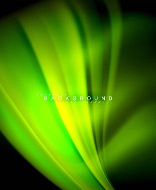 Neon holografik sıvı renkli dalga web, duvar kağıdı, desen, doku ve arka plan için