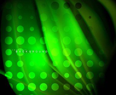 Neon holografik sıvı renkli dalga web, duvar kağıdı, desen, doku ve arka plan için. Vektör çizim