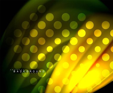 Neon holografik sıvı renkli dalga web, duvar kağıdı, desen, doku ve arka plan için