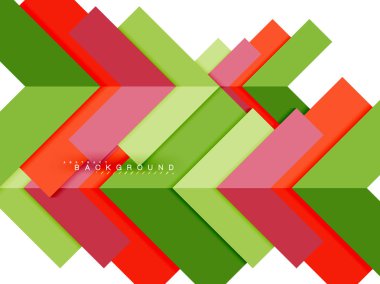 Çok renkli soyut geometrik şekiller, geometri arka plan web afiş için