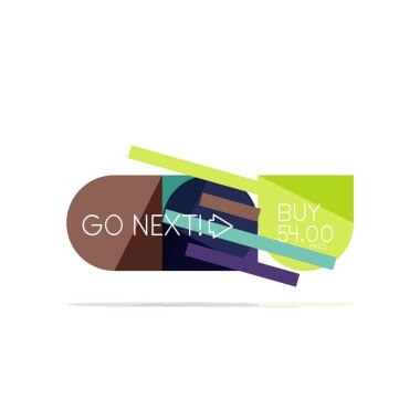 En az daire temiz soyut seçeneği adım Infographic tasarım öğesi, geometrik şekiller - Tur kareler, daireler ve satırları düzeni ile örnek metin