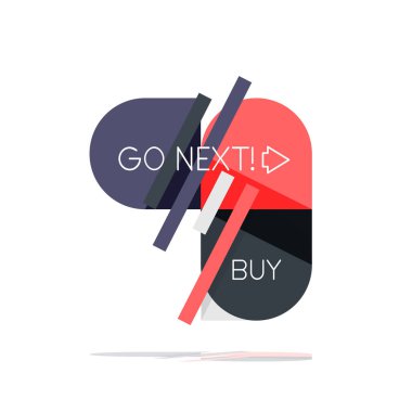 En az daire temiz soyut seçeneği adım Infographic tasarım öğesi, geometrik şekiller - Tur kareler, daireler ve satırları düzeni ile örnek metin